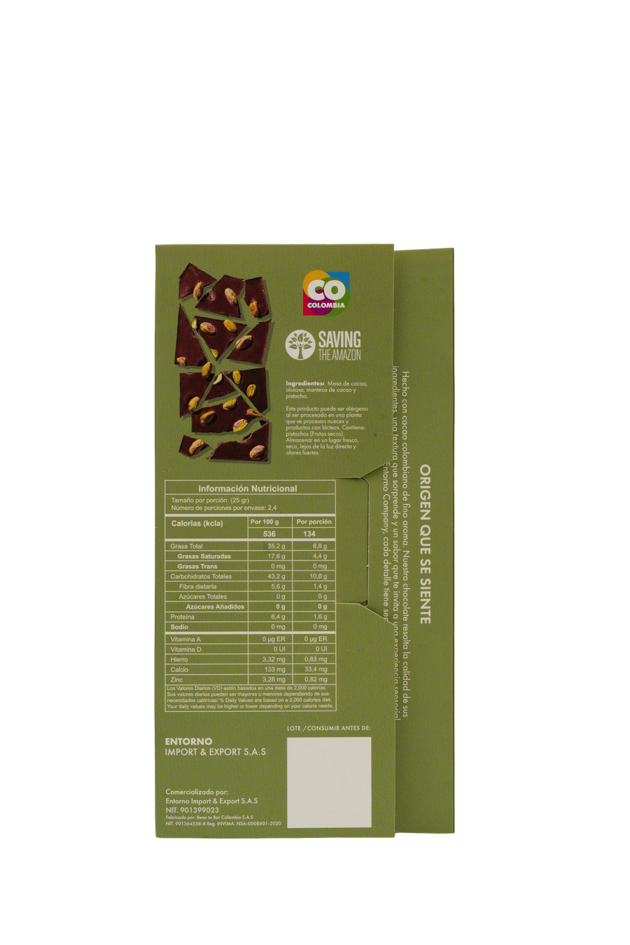 Chocolate de Pistacho