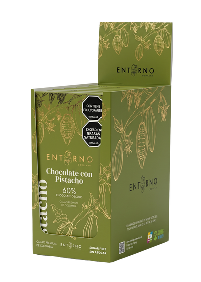 Chocolate de Pistacho x10