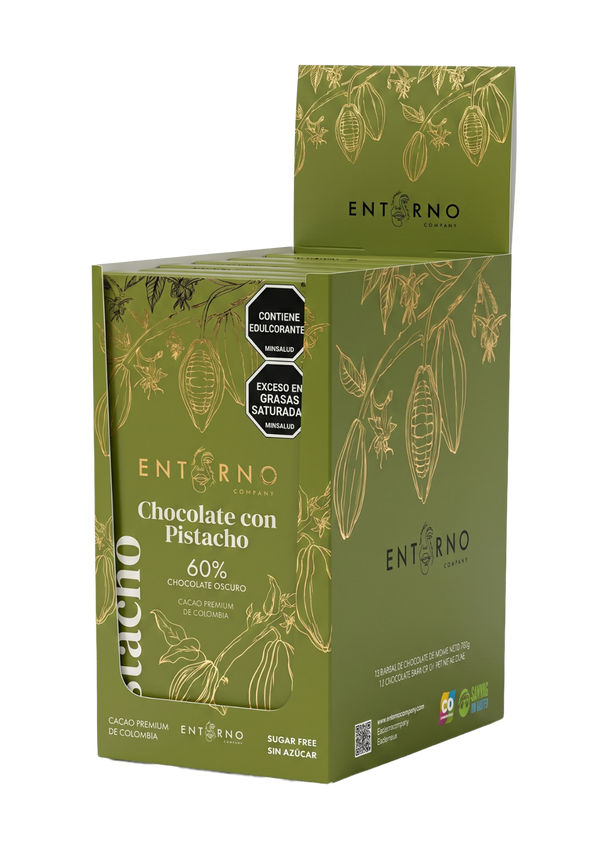 Chocolate de Pistacho x10